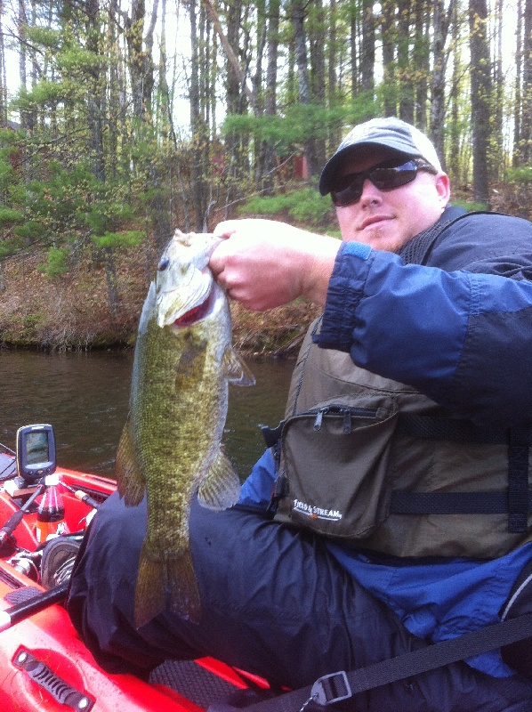 3 1/2 lb Smallmouth near Auburn